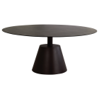 Papatya ROLL Tisch D159x75 Untergestell Wenge, Tischplatte Wenge