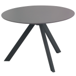 Tisch Papatya Tower 205 D59x40 Beine anthrazit, Tischplatte zement 5101