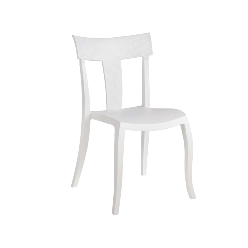 Papatya TORO-S Stuhl RATTAN weiß 