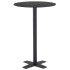 Papatya Oxo Tischfuß 45x45x110 cm Elektrophoretische Abscheidung Matt-Schwarz