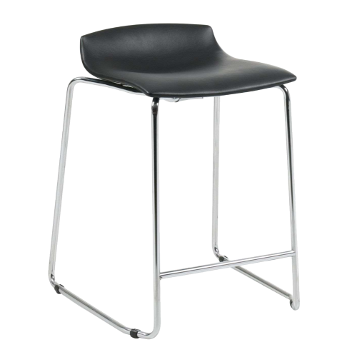 Papatya X-Treme Sled Barhocker Schwarz 