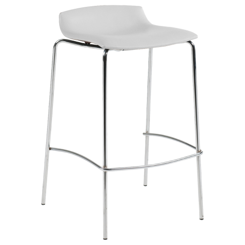 Barhocker Papatya X-Treme BSSD Platte Kunstleder weiß