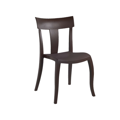 Papatya TORO-S Stuhl RATTAN Dunkelbraun