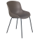 Stuhl Papatya Globe-S ML ist graubraun, die Beine sind schwarz