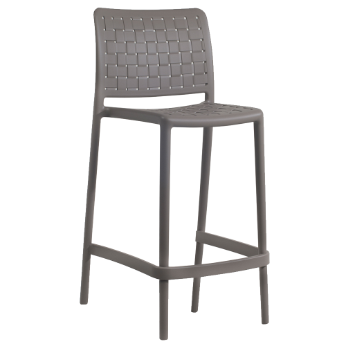 Barhocker Papatya Fame-S Bar 65 cm grau-braun