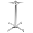 Papatya Gama Tischfuß 60x60x73 cm verchromt