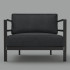 Sofa Papatya Loca LS 01 anthrazit, Stoff anthrazit