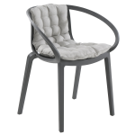 Stuhlkissen große für Mambo Stühle (Preis ist pro Kissen) Era grey Gewebe CSE46 Stuhlkissen große für Mambo Stühle (Preis ist pro Kissen) Era grey Gewebe CSE46