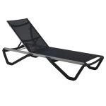 Papatya Wave Sonnenliege anthrazitgrau 22, Material anthrazitgrau 5700