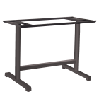 Papatya Plus Tischfuß II 80x60x73 cm grau-braun