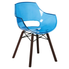 Papatya Opal Sessel Wox Iroko transparent Blau