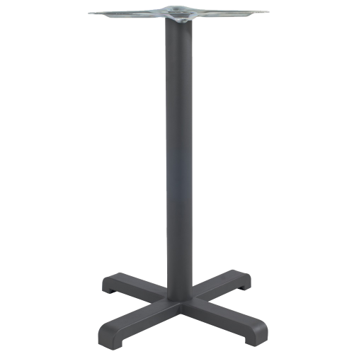 Papatya Plus Tischfuß 63x63x73 cm Matt-anthrazitgrau