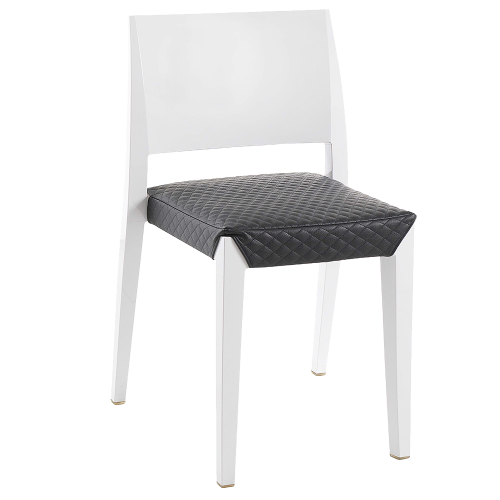 Stuhlkissen Gyza (Preis ist pro Kissen) Stamskin schwarzes Gewebe 002