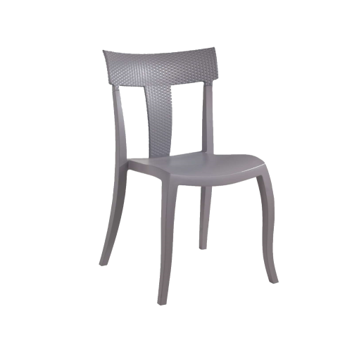 Papatya TORO-S Stuhl RATTAN sturmgrau