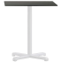 Papatya Plus Tischfuß 48x48x73 cm Matt-weiß