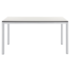 Papatya Idea Tisch 139x79x75 weißer Sockel, weiße Tischplatte