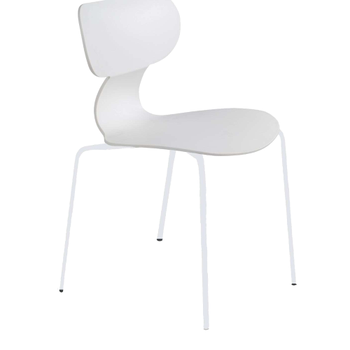 Papatya Yugo-S Stuhl weiß , Sesselbeine Elektrophoretische Abscheidung weiß 