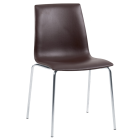 Stuhl Papatya X-TREME SD dunkelbraunes Kunstleder