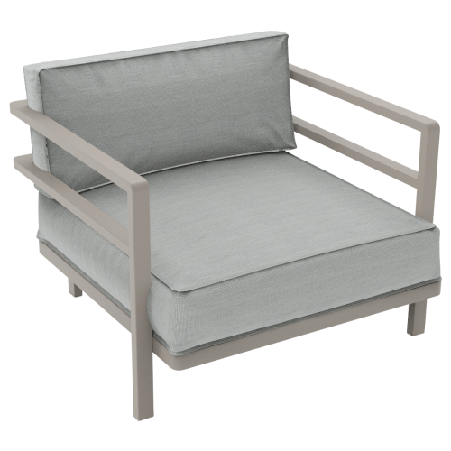 Sofa Papatya Loca LS 01 graubraun, grauer Stoff