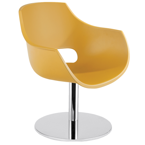 Stuhl Papatya Opal-M Pro  dunkelgelb