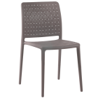 Papatya Fame-S Stuhl grau-braun