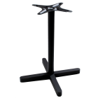 Papatya Kross Tischfuß 63x63x73 cm schwarz