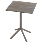 Tischgestell Papatya Time 307 BAR aus Metall mit graubraunem Klappmechanismus