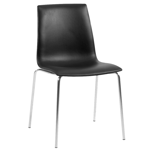 Stuhl Papatya X-TREME SD schwarzes Kunstleder