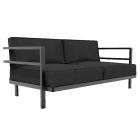 Papatya Loca Sofa LS02 Korpus anthrazitgrau / Webstoff EDEN ANT_00555