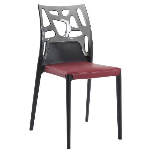 Stuhlkissen Ego-K, Ego-S, Ego-Rock (Preis ist pro Kissen) Valencia Gewebe merlot 107-2001