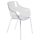 Papatya Opal Sessel transparent