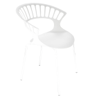 Papatya Tiara Sessel weiß, Basis weiß Papatya Tiara Sessel weiß, Basis weiß