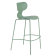 Barstuhl Papatya Yugo-S Bar grüner Sitz, grüne Metallbeine