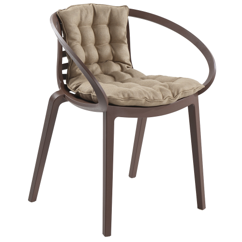 Stuhlkissen große für Mambo Stühle (Preis ist pro Kissen) Era braunes Gewebe CSE02