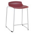 Barhocker Papatya X-Treme Sled Pro Backsteinrot, schwarze Beine