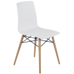 Papatya X-Treme Wox Pro Stuhl weiß , Sesselbeine Buchenholz Papatya X-Treme Wox Pro Stuhl weiß , Sesselbeine Buchenholz