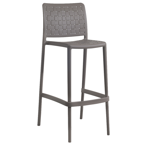 Barhocker Papatya Fame-S Bar 75 cm graubraun