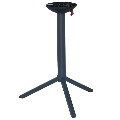 Tischgestell Papatya Time 311 aus Metall mit anthrazitfarbenem Klappmechanismus