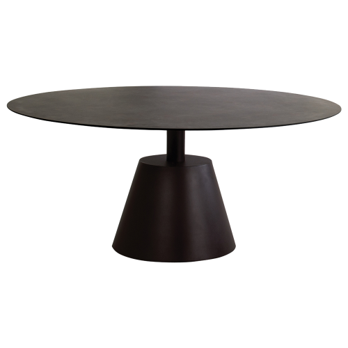 Papatya ROLL Tisch D159x75 Untergestell Wenge, Tischplatte Wenge