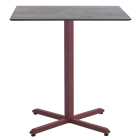 Tischgestell Papatya Slim X 351 metallic rot