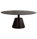 Papatya ROLL Tisch D159x75 Untergestell Wenge, Tischplatte Wenge