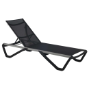 Papatya Wave Sonnenliege anthrazitgrau 22, Material anthrazitgrau 5700