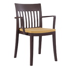 Stuhlkissen Eden-K, Eden-S (Preis ist pro Kissen) Etisilk Gewebe dunkelbeige 2751