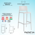 Barstuhl Papatya JOY-BS BAR - 75 weiß