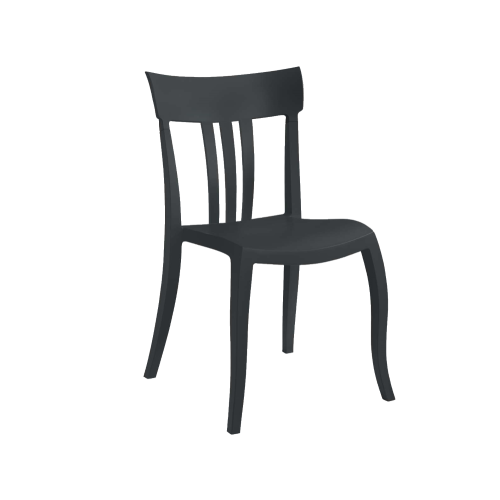 Papatya Trio-S Stuhl Schwarz 