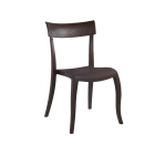 Papatya Hera-S Stuhl P RATTAN Dunkelbraun