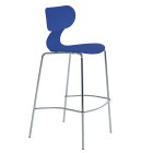 Barhocker Papatya Yugo-S Bar blauer Sitz