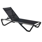 Papatya Wave Sonnenliege anthrazitgrau 22, Material anthrazitgrau 5700