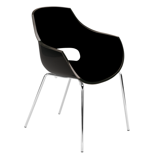 Papatya Opal Sessel Schwarz 