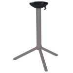 Tischgestell Papatya Time 311 aus Metall mit einem grau-braunen Klappmechanismus